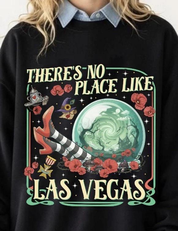 

Wizard Of Oz Las Vegas Inspired Graphic Custom 100% Cotton T-shirt Mens Tees Top Top S-3XL M