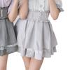[Yumetenbo] Mass-produced Landmine Style Clothing [Dear My Love] Skirt, Pearl Jewel Flare Skirt, Women's, 534465, Blue Gray, Yumetenbo