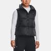Under Armour Ua Storm Coldgear® High Neck Logo Print Down Vest Women Vests Black 1375456-001