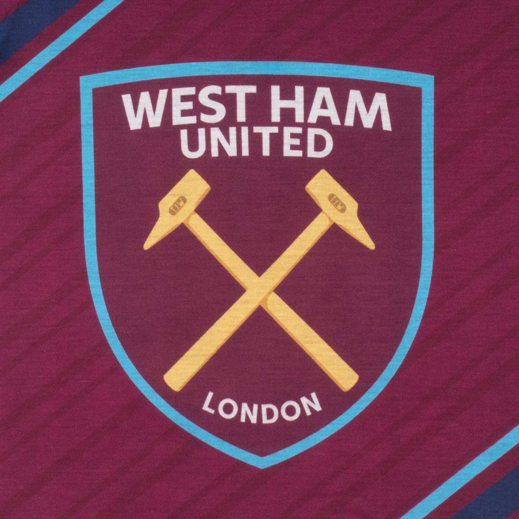 West Ham United FC Boys Sublimation Long Pyjama Set
