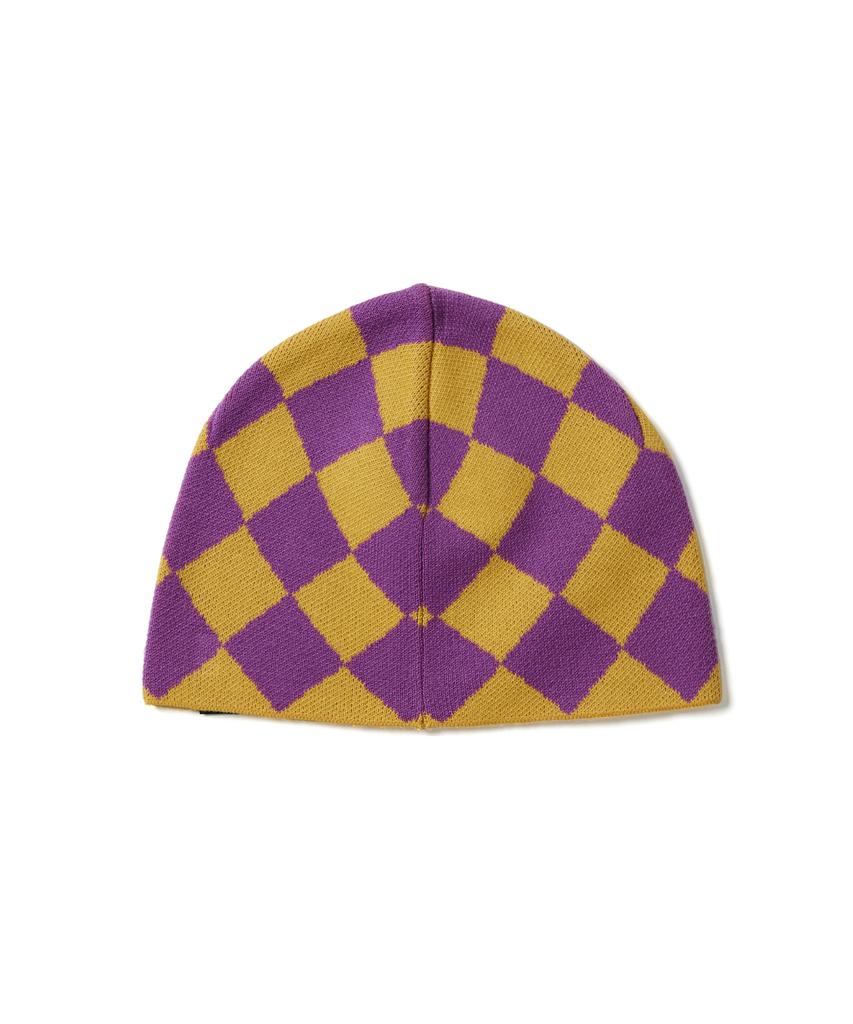CRITIC Checker Board Beanie Orange