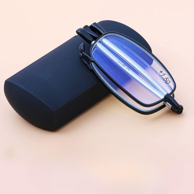 2 Pcs Anti blue light reading glasses lightweight design foldable for both men and women suitable for daily use