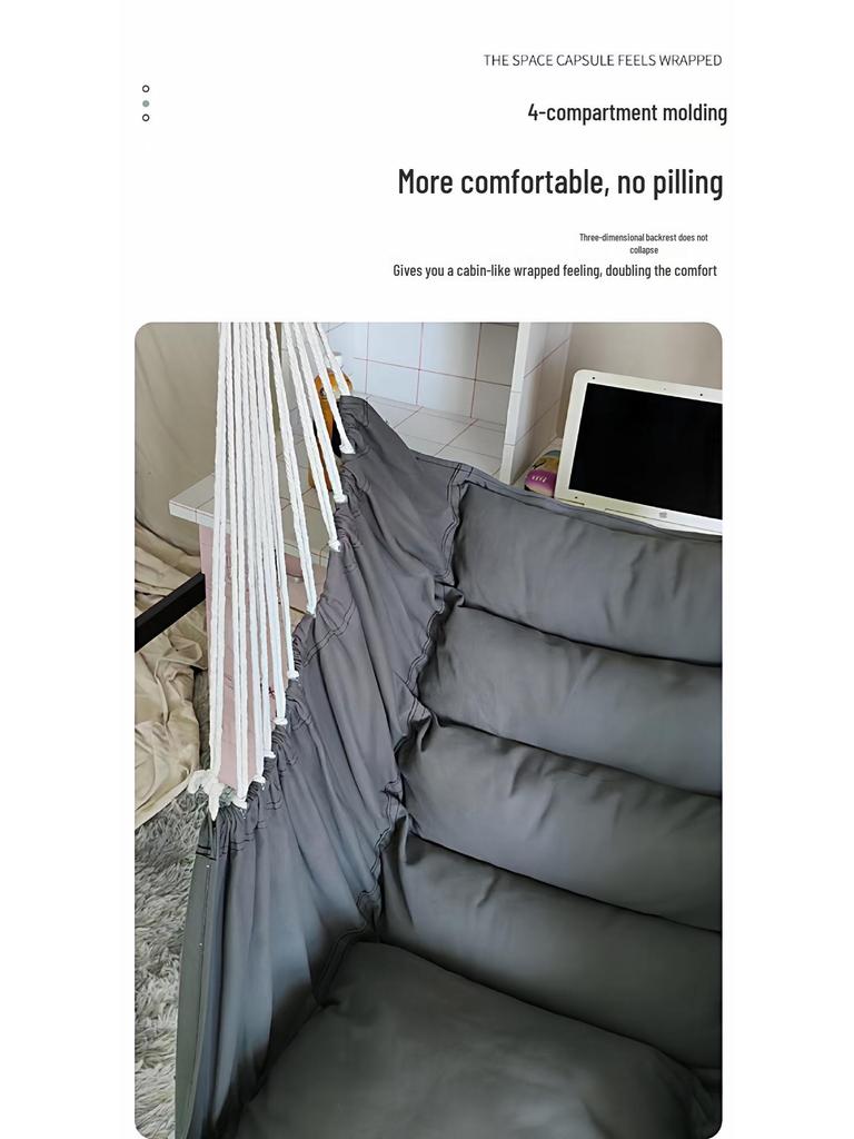 Thickened Anti-Rollover Swing Chair for Dorms, Bedrooms, Balconies