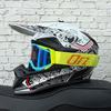 Full Face Mountain Bike Helmet DH Downhill MTB Trail Cycling Adult Unisex ABS Safety Gear