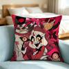 Vaggie Charlie Hazbin Hotel Square Double-Sided printed Pillow Case Bedroom Bedside Pillow Sofa Cushion Cover Gift