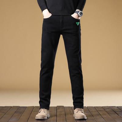 Men Black Skinny Jeans Luxury Stretch Fit Jeans Male Denim Trousers Jeans Straight Fit Jeans Size 28-36 TP703
