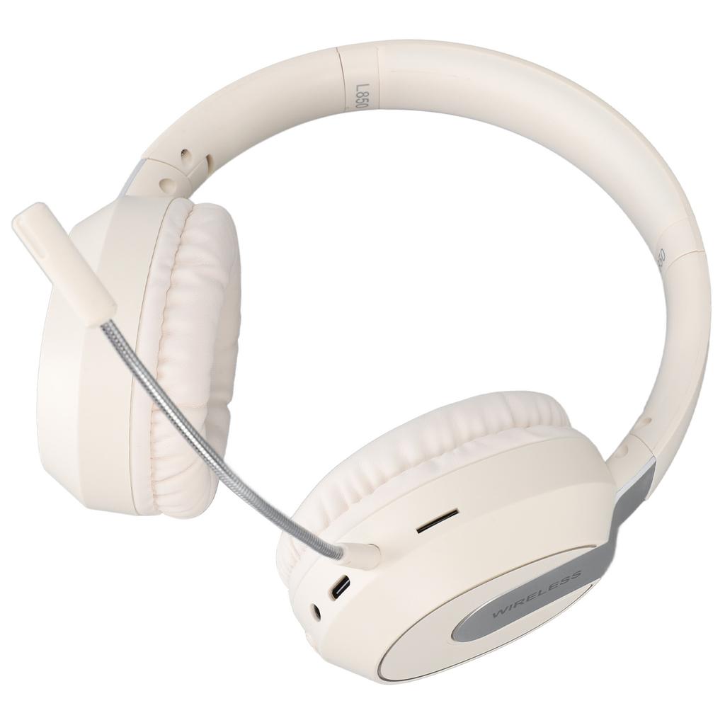 Wireless Gaming Headset Foldable Noise Reduction Soft Cushion Portable   Gaming Headphones with Detachable Mic