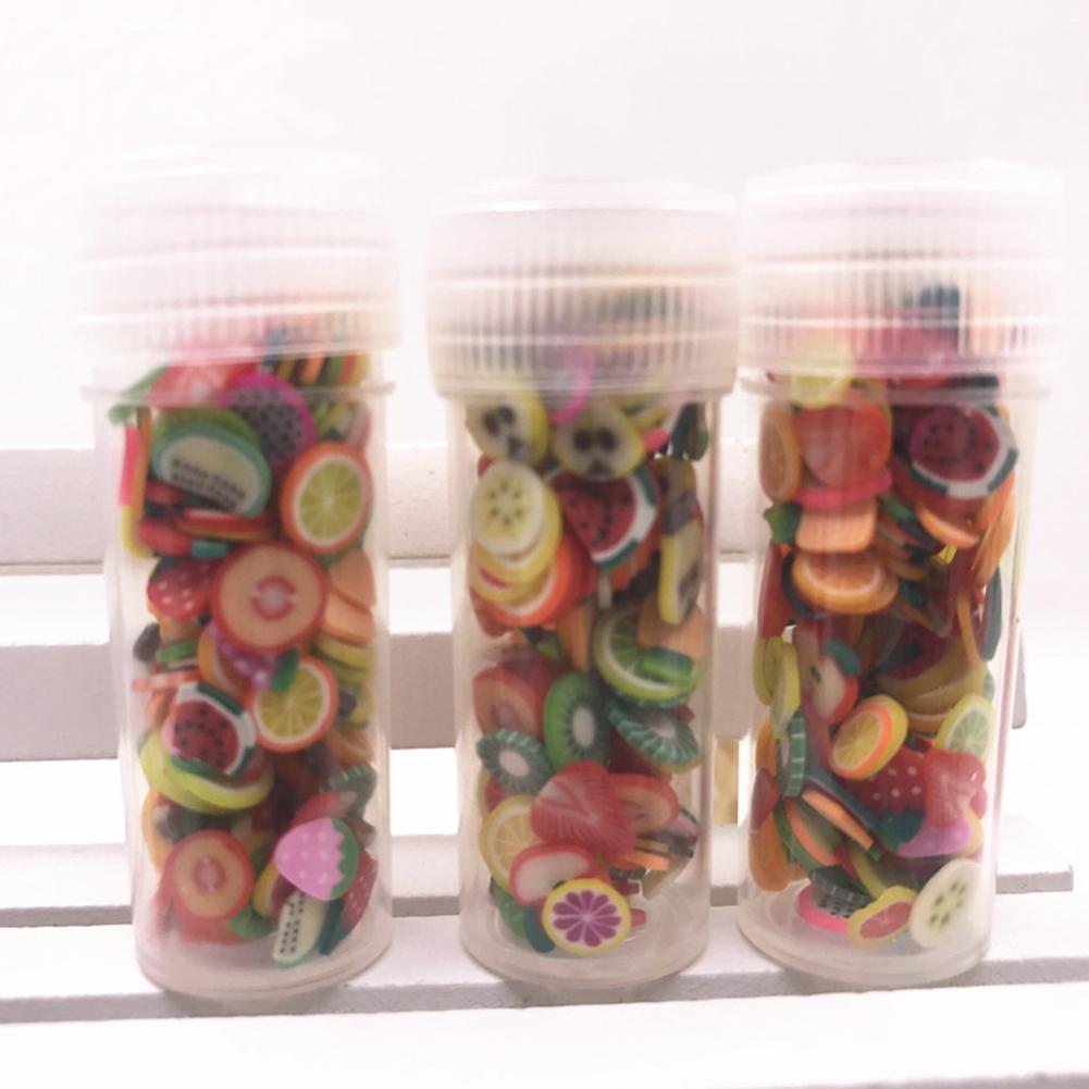 Colorful Soft Slime Fruit Slices Scented - Stress Relief Toy for Adults and Kids