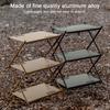 Outdoor Camping Cups Bowls Detachable Storage Rack Hung Shelf With Panel Hole Aluminum Alloy