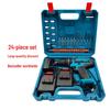 21V Rechargeable Lithium Battery Multifunctional Cordless Pistol Drill & Electric Screwdriver