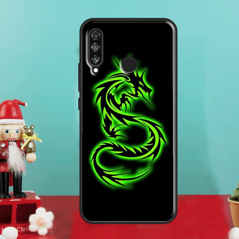 Ancient Japanese Dragon For Huawei Nova Y70 Y90 Y60 Y72 Y73 Y61 Y91 9 10 SE 12i 12s 11i 8i P30 P40 Lite P60 Pro Case