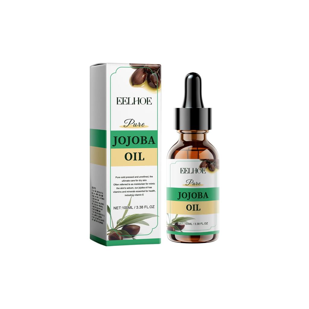 Organiczny olej jojoba 100 ml wegański ciało włosy twarz paznokcie nawilżacz dozownik ujędrniający olejek do ciała
