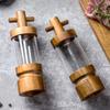 Manual Acacia Wood Pepper Grinder Refillable Pepper Mill  Steakhouse