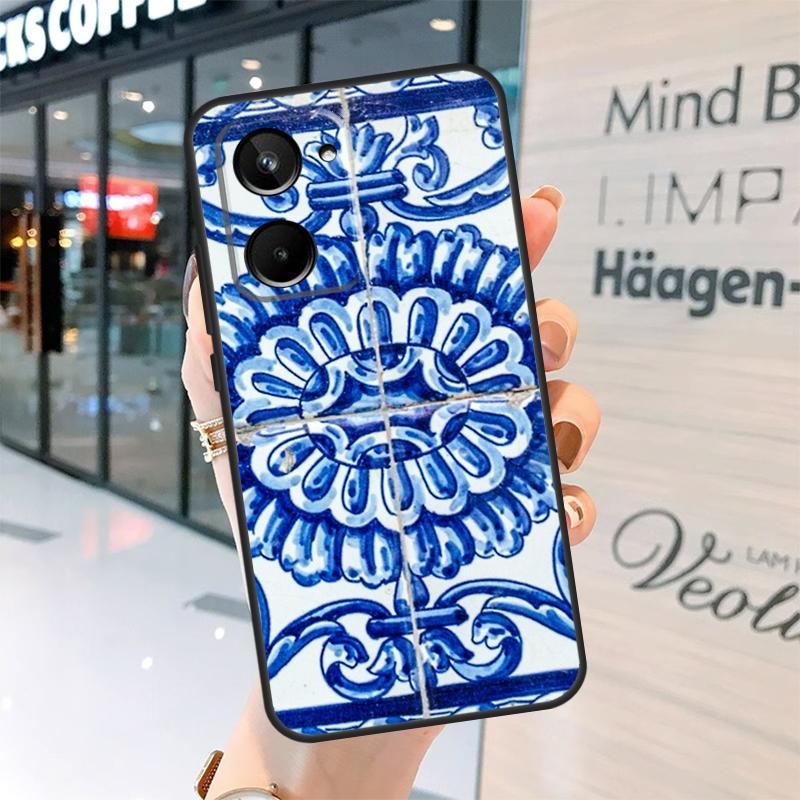 Moroccan Tile Case For Realme GT7 Pro GT6 11 12 13 14 15 Pro Plus C55 C53 C35 C33 C61 C65 C67 C53 C71 C75