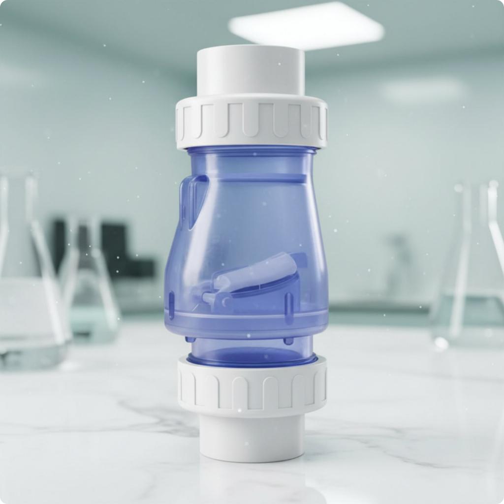 Pool Unidirectional-Way Valve Pressure-Resistant Transparent Check Valve for Filtration System