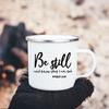 Faith Hope Love Print Christian Creative Enamel Mugs Outdoor Travel Coffee Cup Drink Dessert Milk Vintage Handle Drinkware Gift