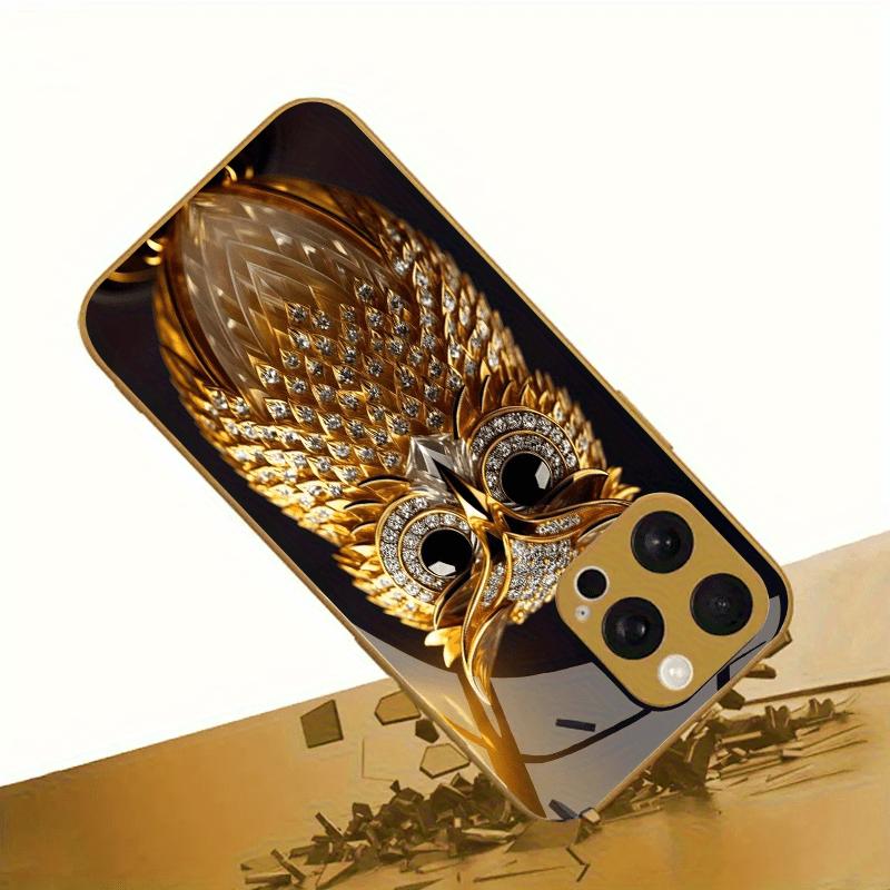 Electroplated Glass Phone Case Suitable for Iphone 17 16 15 14 13 12 11pm Pro Plus and Other Phone Models.