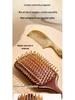Golden Thread Sandalwood Anti-Static Scalp Massage Comb for Men and Women
