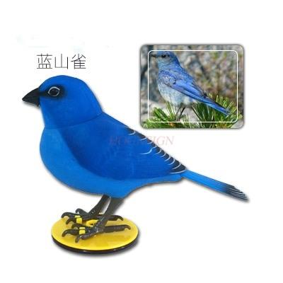 Children'S Intelligent Electric Voice Control Induction Simulation Bird Can Call And Move Light Control Puzzle Music Electronic