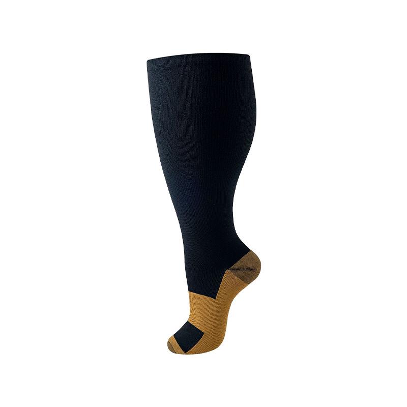 Plus Size Odor-Resistant Sports Compression Socks for Men