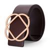 Wide Cowhide Belt, Female Leather Embellished Suit Dress, Waist Cinching, Versatile, Ins-style Outer Waist Seal