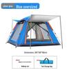Outdoor 3-4 Person Automatic Quick-Setup Camping Tent