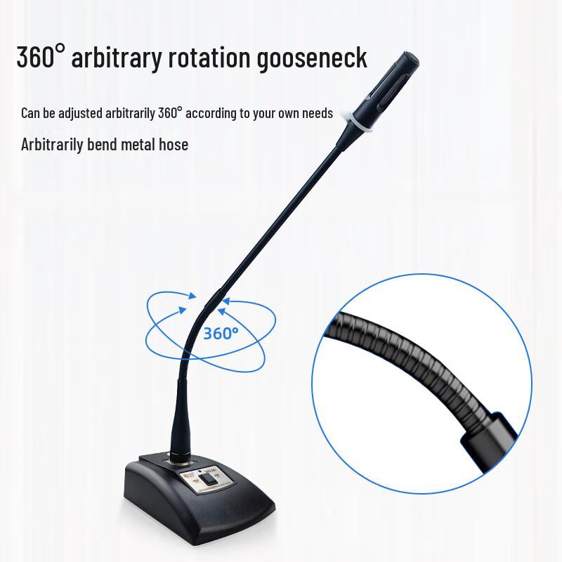 Weishu WS-241 Professional Wired Gooseneck Conference Microphone (CN Version)