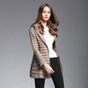 Winter new women's down jacket women's medium and long hooded light and thin slim large size mother outfit trendy