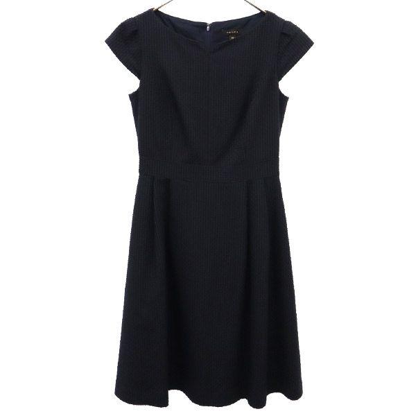 TOCCA Made In Japan Short Sleeve Race One Piece Navy System Women Used