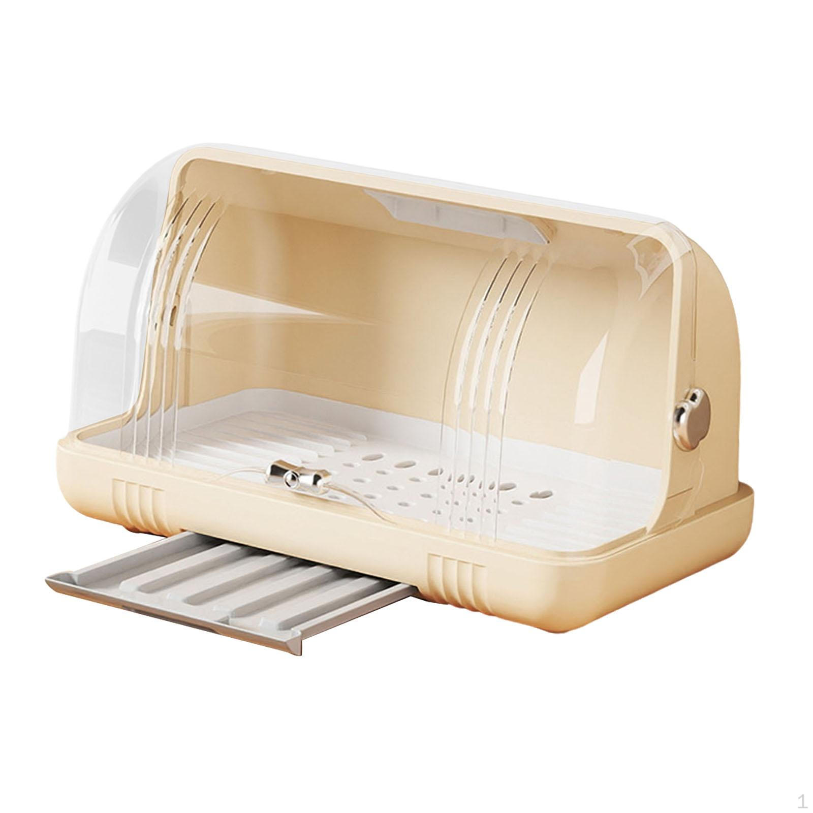 

Подставка для сушки бутылок Органайзер для посуды с крышкой Портативный для шкафа Дом Кухня светло-желтого