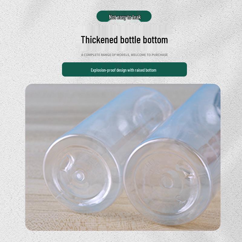 PET Jelly Bottle with Rotating Cap - Liquid Pigment Dropper, Refillable, Available in 60/80/100/200ml Sizes