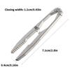 Portable Camping Tweezer Small Size Outdoor Tool Keychains Survival Supplies  Camping