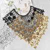Mesh Hollow Multicolor Bead Sequins Decorative Clothing Dress Skirt Shawl Accessories Front Collar Cloth Stickers Accessories