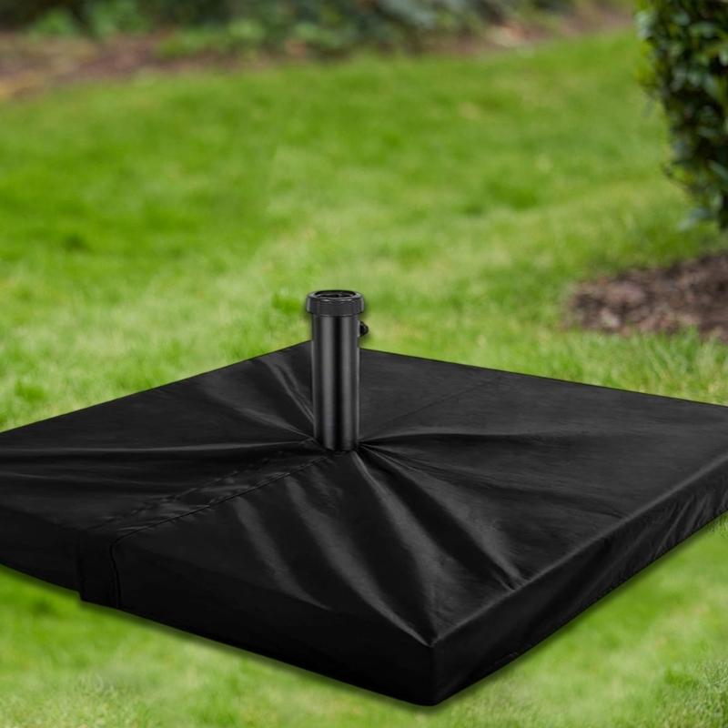 Wind Resistant Garden Umbrella Stand Cover 30x30Inch Dimension Double Needle Stitching Zippered Design Waterproof 1 Pair