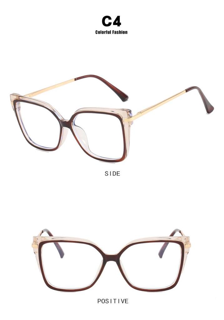 2023 Women’s Anti-Blue Light Matte Glass Frames - Trendy, Photo-Ready Style