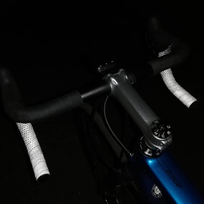 BBB Bicycle Bar Tape Reflective Ribbon 200x3cm Reflective Black/Silver BHT-17