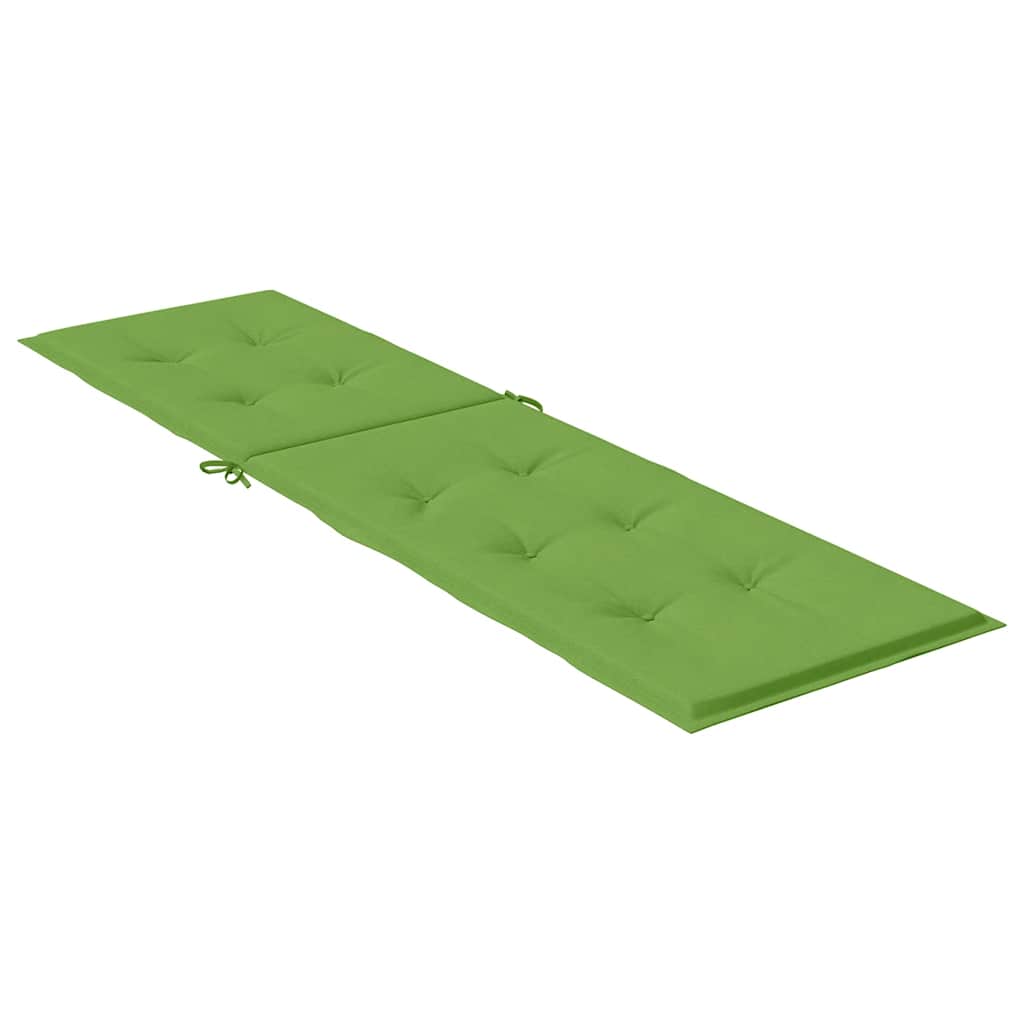 Lounge Chair Cushion Melange Green (75+105) X 50 X 4 Cm Fabric