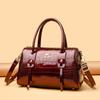 Elegant and Sophisticated Handbag Shiny Leather Large-capacity Single-shoulder Bag Fashionable Crossbody Bag