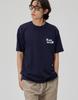 MAKEITTO [Hard Work] Crew Neck Tee_Navy