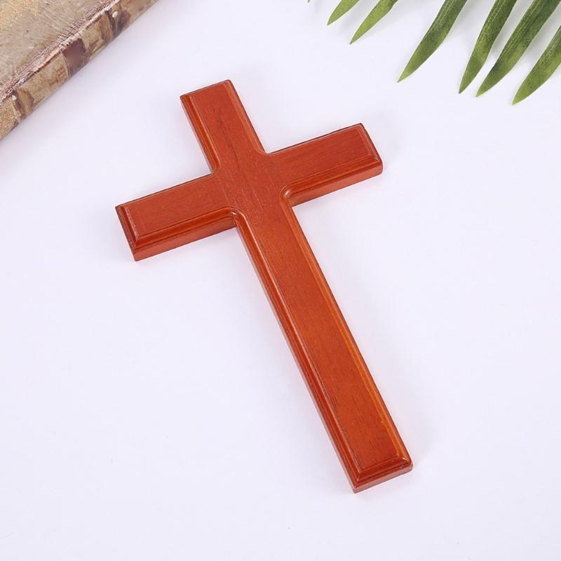 Elegant Wood Cross Pendants Wooden Cross Pendants Perfect for Christian Praying Pendants DIY
