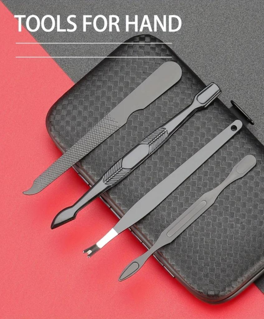 Complete Manicure & Pedicure Kit for Men - Includes Nail Clippers, Trimmers & Straight Knife - Perfect Gift for All Occasions