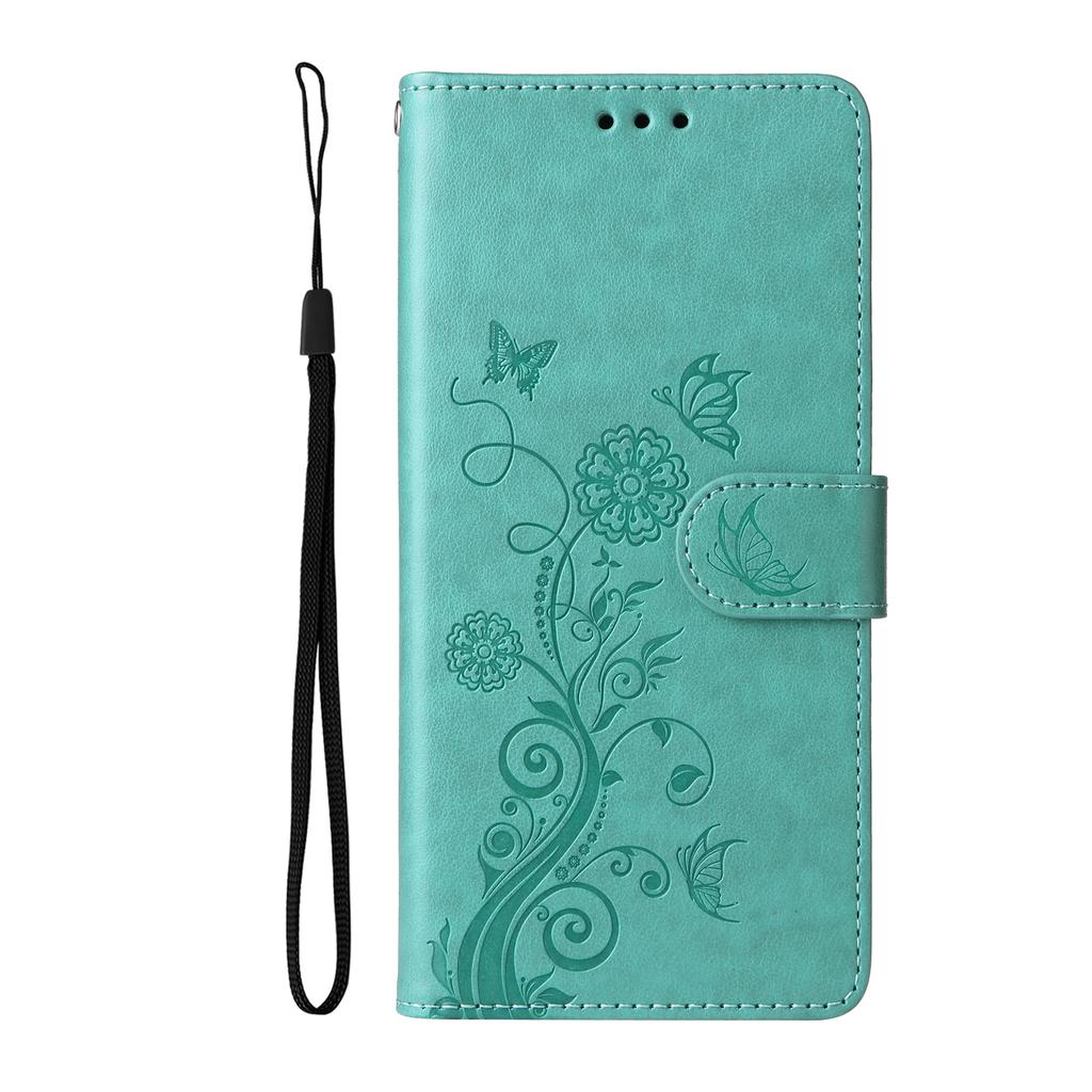 For Xiaomi 14T Pro Leather Case Butterfly Floral Imprint Wallet Stand Cover