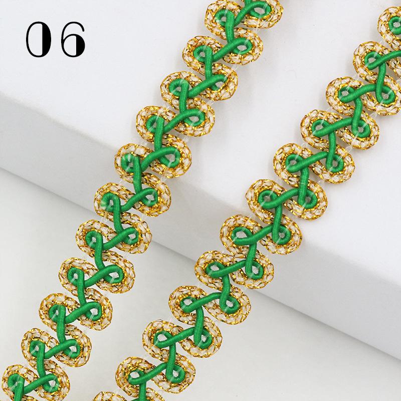 25 Yards Woven Lace Ribbon Centipede Braided Lace Trim DIY Craft Curtain Upholstery Sofa Pillow Clothes Sewing Accessories