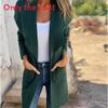 Womens Knit Cardigan With Rabbit Faux Fur For Autumn Casual Wear