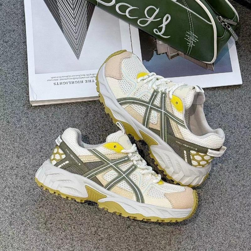 Platform Dad Shoes Women's Design Sense Niche Retro Versatile Running Shoes Sports Shoes Lightweight Super Soft Spring and Autumn New Models