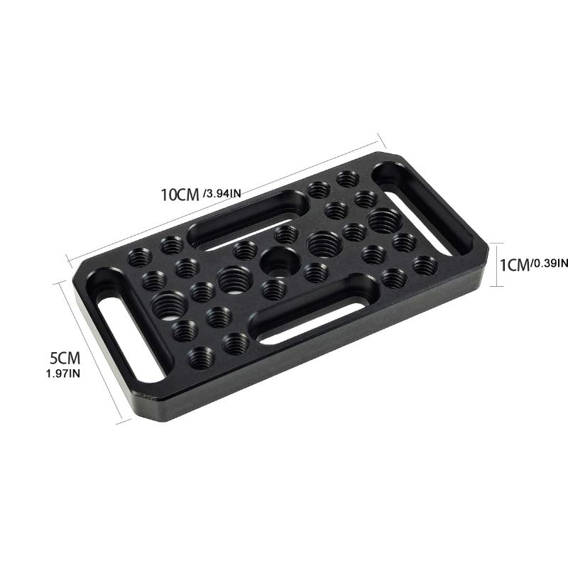 Switching Cheese Plate Camera Plate For Railblocks Dovetails Short Rods For Camera Cage Rig Expansion Mounting Outdoor Gadgets