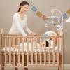 Baby Crib Mobile - Portable Hanging Toys with Animal Figures for Newborns, Nursery, Stroller, Bedroom & Outdoor