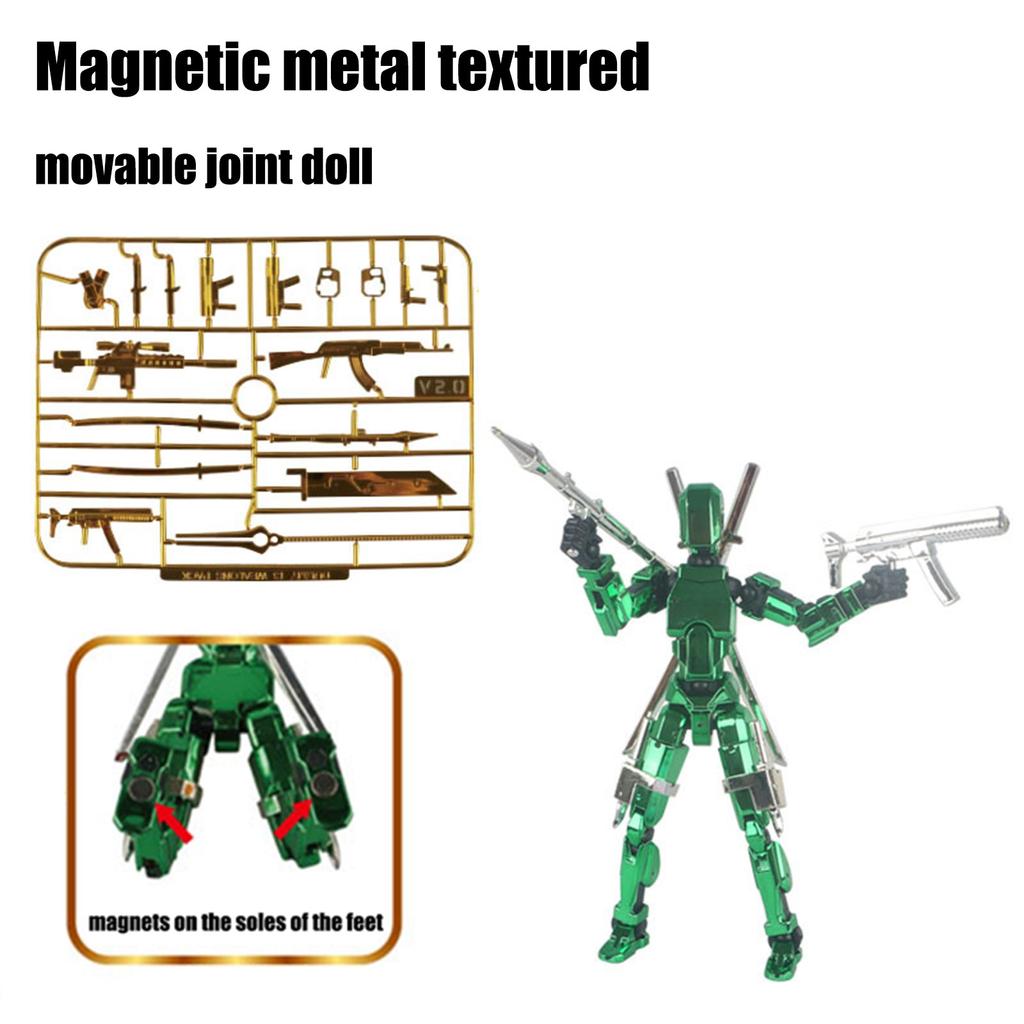 Textura de Metal Forma Especial Hippie Cowboy Boneco Multi-Móvel Painéis Conjunto de Luxo