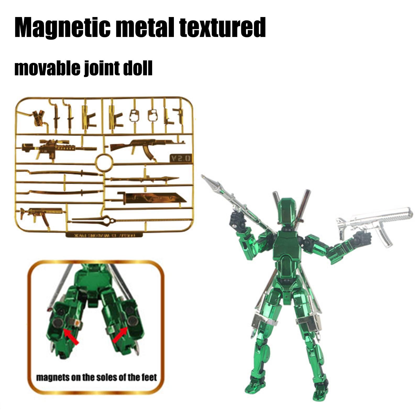 

Металлическая текстура, специальная форма, хиппи-ковбой, многошарнирная подвижная кукла, роскошный набор панелей One Size зелёный