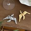 Stainless Steel Peace Dove Pin Copper Birds Badge Exquisite Swallow  Brooch  Gift